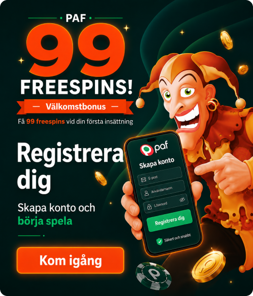Paf Casino registrering